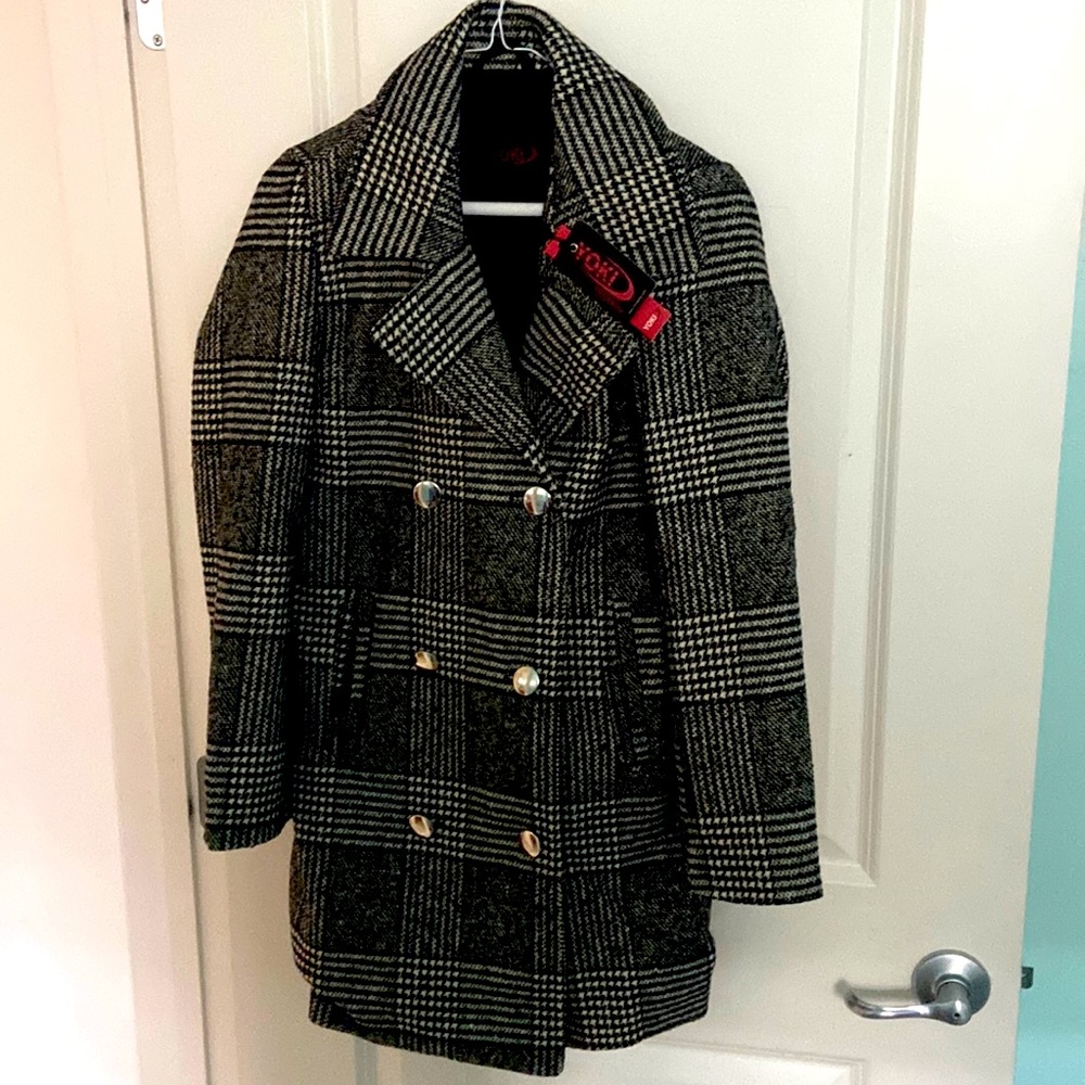 Yoki Plaid Coat